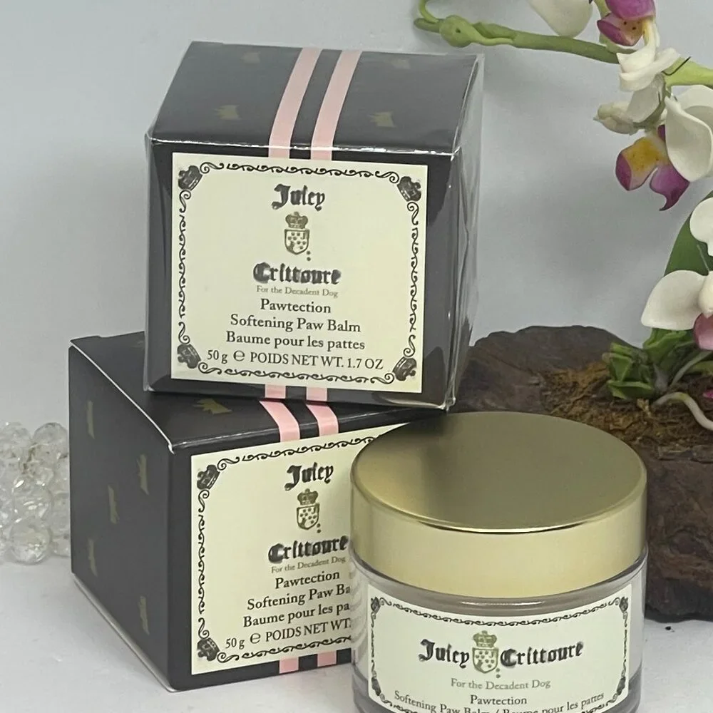 2x Juicy Crittoure by Juicy Couture Pawtection Softening Paw Balm - 1.7 oz - NIB